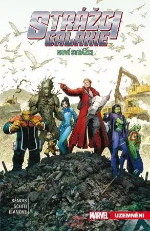 Komiksy Strážci galaxie - Noví Strážci 4: Uzemněni - Brian Michael Bendis,Valerio,Ludovit Plata