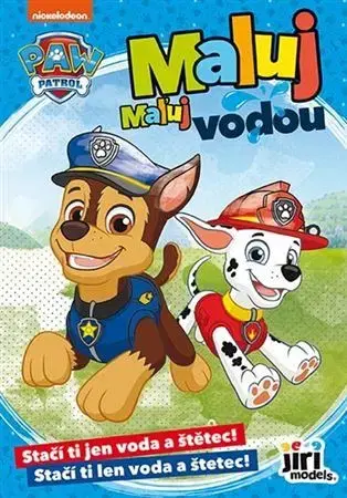 Pre deti a mládež - ostatné Maľuj vodou A5 Labková patrola