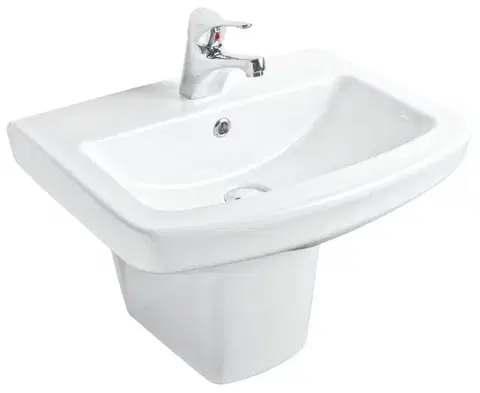 Umývadlá OLSEN SPA - Nástenné umývadlo NERO 54,5 OLKGNE12LVB01