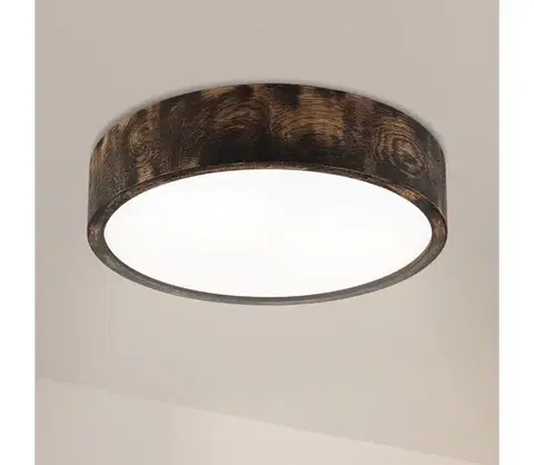 Svietidlá BRILAGI - LED Stropné svietidlo CARVALHO SMOKEY LED/36W/230V dub pr. 37,5 cm LD-PD-6.2/SMOKY