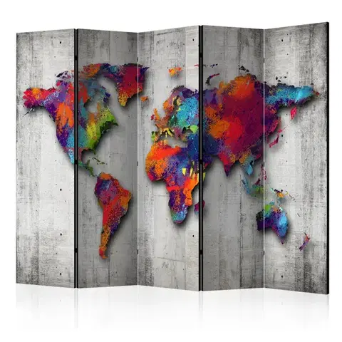 Paravány Paraván Concrete World Dekorhome