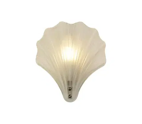 Svietidlá Searchlight 28980SS - Nástenné svietidlo SHELL 1xG9/7W/230V biela 28980SS