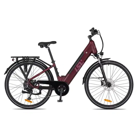Elektrobicykle inSPORTline ISL Eclion 648 Wh 28" - model 2026 Velour Red - 18" (164-181 cm)