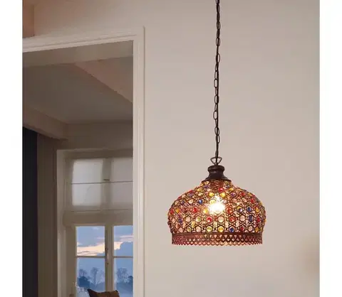 Svietidlá Eglo 49764 - Závesné svietidlo JADIDA 1xE27/60W 49764