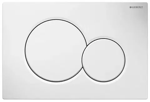 Záchody GEBERIT SIGMA01 ovládacie tlačítko, Dual flush, biela lesk 115.770.11.5