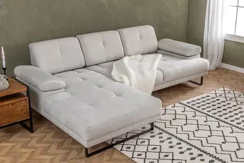 Sedacie súpravy Rohová sedacia súprava / Rohová pohovka Mustang Large Left - Beige