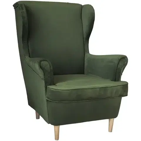 Moderné kreslá Kreslo Kingston Royal 51 00/1, olivovozelené