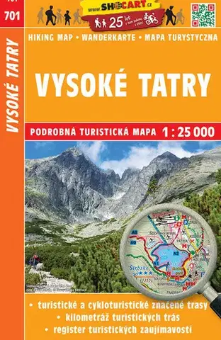 Slovensko a Česká republika Vysoké Tatry TMč. 701 1:25T SC