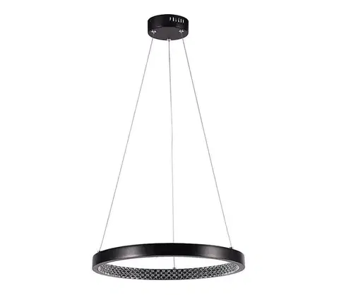 Svietidlá  LED Luster na lanku LED/19W/230V 4000K čierna 10051