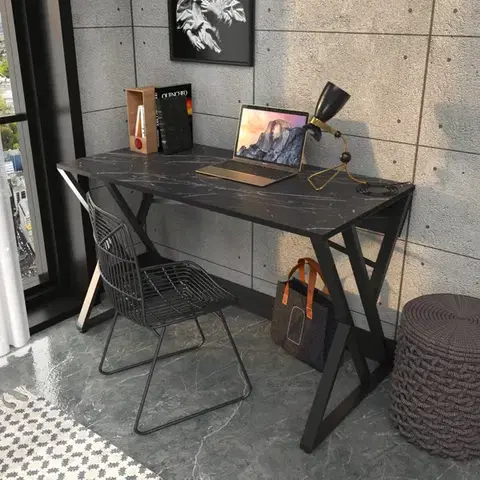 Písacie stoly Písací stôl Gyza - Black