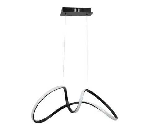 Svietidlá  LED Luster na lanku TESORO LED/48W/230V čierna ML7951