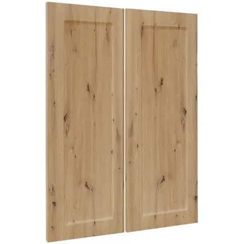 Kuchynské skrinky Čelo skrinky Luxeo F15-G80(100) rám dub