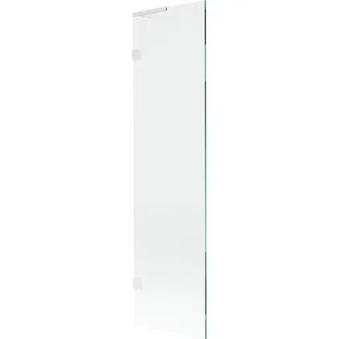 Sprchové dvere MEXEN/S - Lunar L vaňová zástena FIX 50 x 150, transparent, biela 897L-050-000-20-00