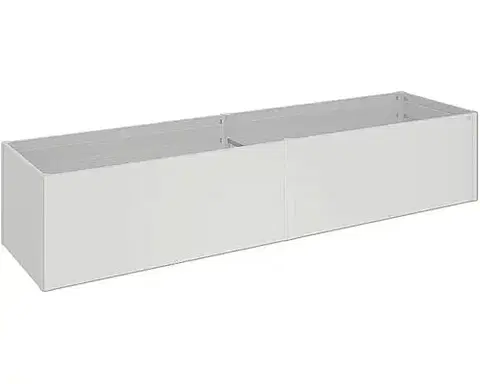 Truhlíky Biohort Zvýšený kvetináč na zeleninu BIOHORT L 397 x 103 x 77 cm (strieborná metalíza)