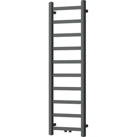 Radiátory do kúpeľne MEXEN - Bolt vykurovací rebrík/radiátor 1200 x 400 mm, 279 W, antracit W126-1200-400-00-66