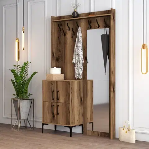 Predsieňové steny Predsieňová stena Berlin BC - Walnut
