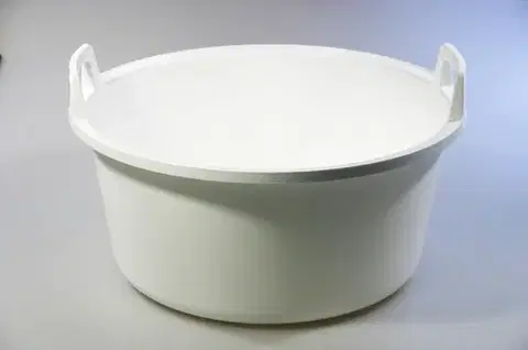 Lavóry, vandle ALFA PLASTIK - Škopok 56x25cm biely 40 l