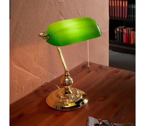 Lampy Eglo 90967 - BANKER Stolná lampa E27/60W/230V 90967
