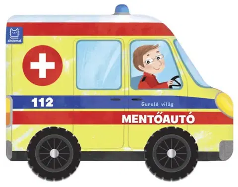 Leporelá, krabičky, puzzle knihy Guruló világ - Mentőautó - Boguslaw Michalec