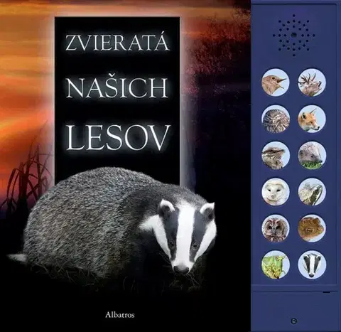 Zvukové knihy Zvieratá našich lesov, 2. vydanie - Andrea Pinnington,Nguyenová Ľuba Anhová