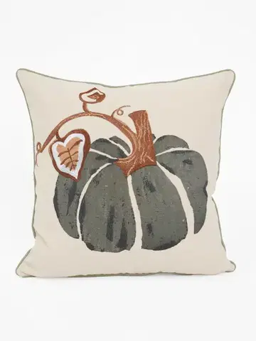 Dekoračné obliečky MKLozkoviny.sk Jesenná obliečka na vankúš 45 x 45 cm - Tekvica 03-  -