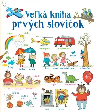 Leporelá, krabičky, puzzle knihy Veľká kniha prvých slovíčok - Mairi Mackinnon,Hindley Kate