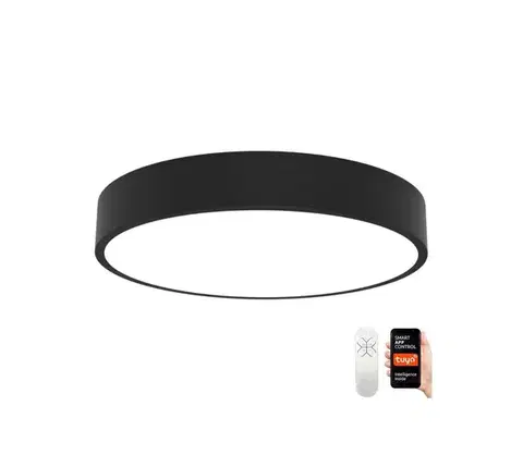 Svietidlá  NEO 07202L-LED Stmievateľné stropné svietidlo RONDATE 53W/230V čierna Tuya+DO 07202L
