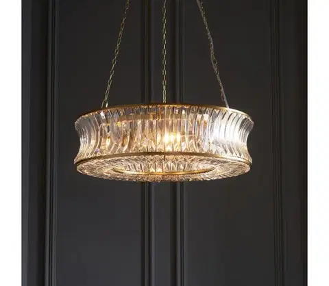 Svietidlá Endon 106811 - Luster na reťazi 6xE14/6W/230V zlatý 106811