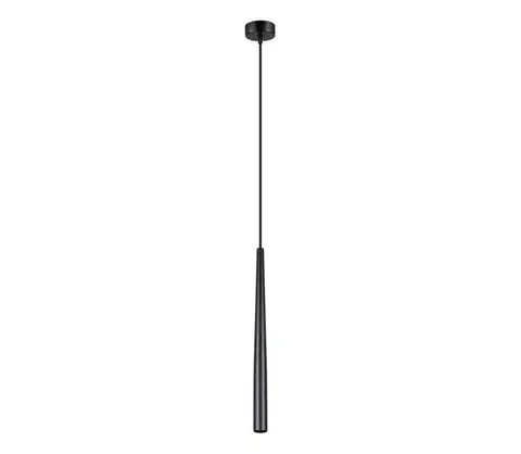 Svietidlá  SL.1462 - Luster na lanku BLISS 1xG9/8W/230V čierna SL.1462