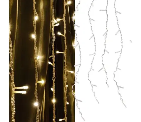 Vianočné dekorácie  LED  záves ESTELLA 47xLED/8 funkcií 3,5 m teplá biela 325136