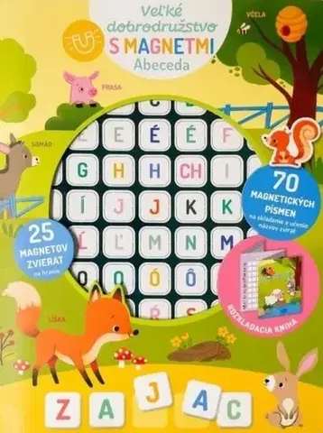 3D, magnetické, priestorové knihy Veľké dobrodružstvo s magnetmi - Abeceda - Darshika Varma