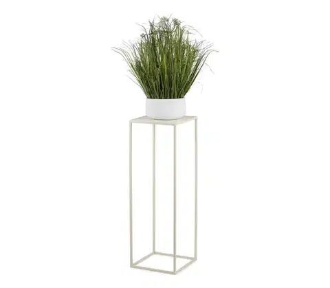 Stojany na kvetiny HowHomely Stojan na kvety 70x24 cm krémová 10-1363/70/krem