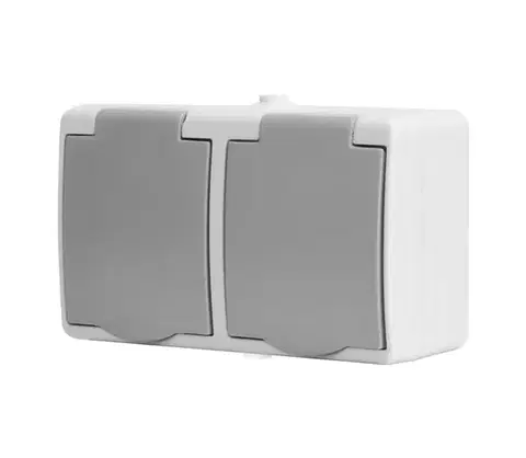 Predlžovacie káble  5B308 - Dvojzásuvka do vlhkého prostredia IP54 5B308