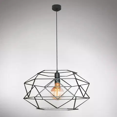 Moderné lampy do obývačky Lampa Cage 2697/Z-B-1 CZ LW1