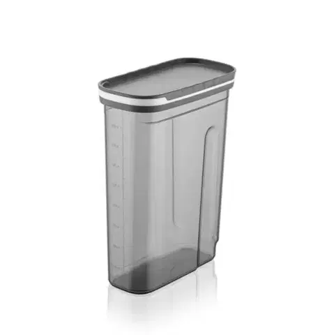 Dózy na potraviny Kinekus Dóza na sypké potraviny plastová, 2,7l, posuvný uzáver, s mierkou