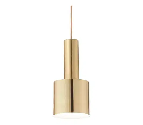 Svietidlá Ideal Lux - Luster na lanku HOLLY 1xE27/60W/230V pr. 12 cm mosadz 231570