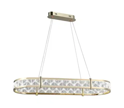 Svietidlá  LED stmievateľný závesný luster na lanku ENRIQUE LED/50W/230V 3000-6000K + diaľkové ovládanie N2003