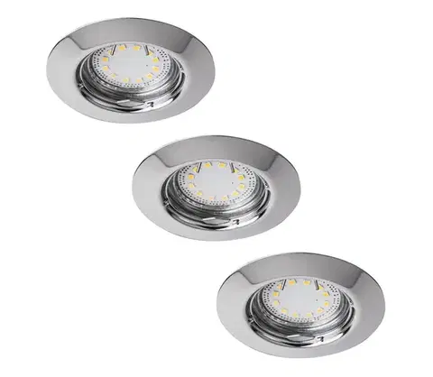 LED osvetlenie Rabalux 1047 - SADA 3x LED zapustených svietidiel LITE 3xGU10-LED/3W/230V 1047