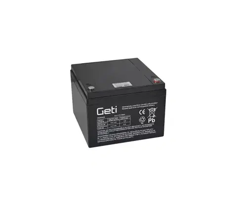Predlžovacie káble Geti Olovený akumulátor VRLA AGM 12 V/28 Ah 04250420