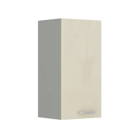Kuchynské horné skrinky KONDELA Prado 40 G-72 1F horná kuchynská skrinka krémová