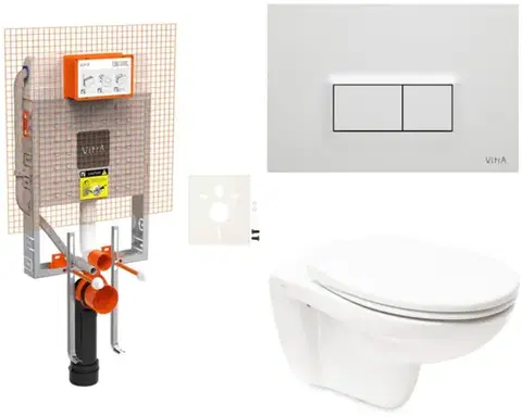 Záchody SAT - Závesný WC set na zamurovanie VitrA Normus SIKOVZNOR54600 SIKOVZNOR54600
