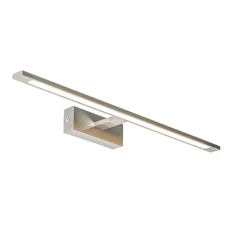 Nástenné osvetlenie Oceľová nástenná lampa 62 cm vrátane LED IP44 - Jerre