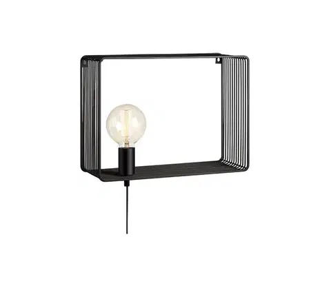 Svietidlá Markslöjd 107814 - Nástenné svietidlo SHELF 1xE27/60W/230V 107814
