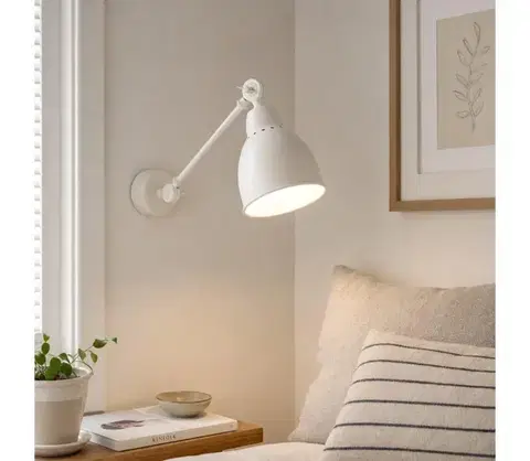 Svietidlá BRILAGI - Nástenné svietidlo QUILL 1xE27/40W/230V 40 cm biele BRSB0102-1W/WH