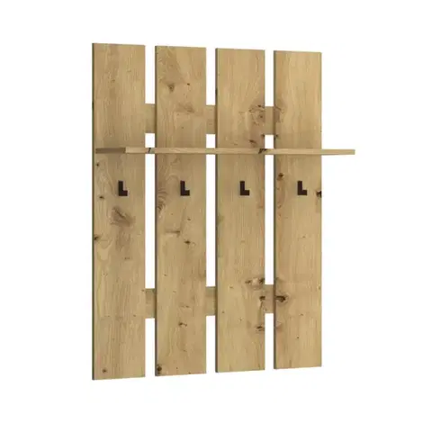 Predsieňové steny KONDELA Airon 80 vešiakový panel dub artisan