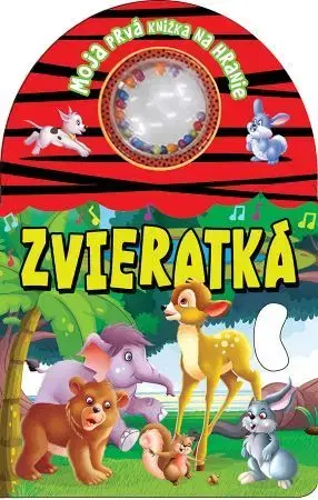 Leporelá, krabičky, puzzle knihy Moja prvá knižka na hranie - Zvieratká