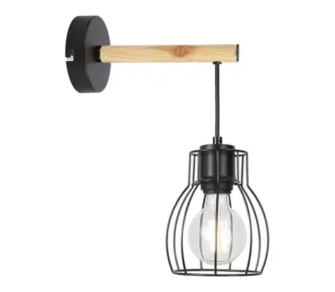 Svietidlá  Nástenné svietidlo BERNITA 1xE27/60W/230V 21-77059