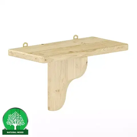 Kancelárske police Polička borovica PK123-40x25x20 surová