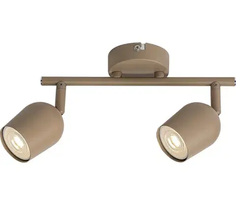 Svietidlá Rabalux 73099 - Bodové svietidlo LIANET 2xGU10/15W/230V béžové 73099
