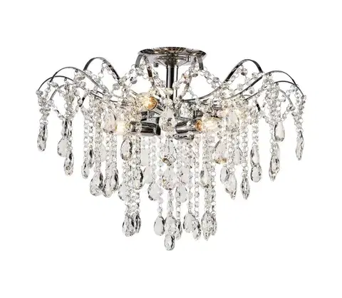 Svietidlá BRILAGI - Prisadený luster CRYSTAL 6xE14/60W/230V lesklý chróm BG71342